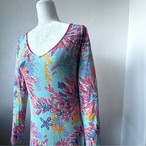 Lilly Pulitzer Lauren Maxi Dress Floral Trippin and Slippin SZ S - Picture 5 of 14